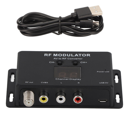 A Conversor Av Para Rf Modular Profissional Pal Ntsc 21