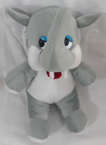 Elefante Cinza Pelúcia 35cm X 25cm Pronta Entrega Curitiba