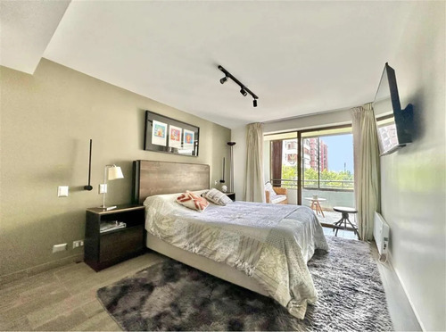 Hermoso Departamento Amoblado En Vitacura 1 Dor 3b 2e 1bo