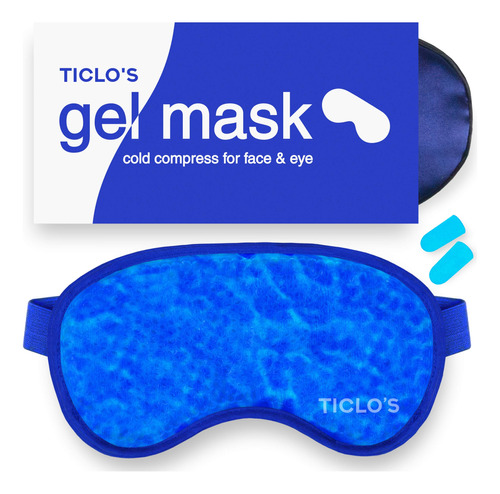 Ticlo's Mscara De Ojos De Gel, Almohadilla De Compresin Fra