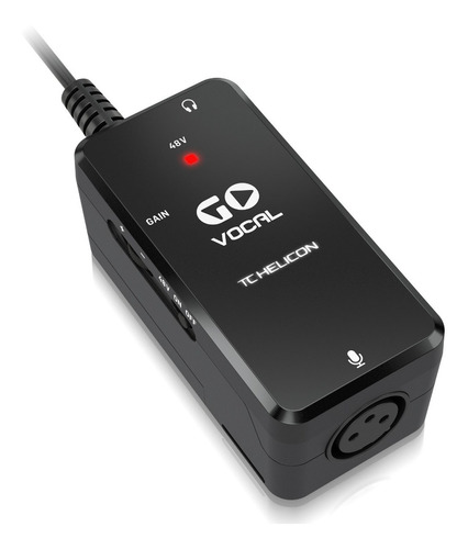 Interfaz De Audio Tc Helicon Go Vocal Portatil