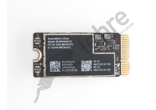 Wifi Bluetooth Airport Macbook Air A1465 A1466 Z653-0020