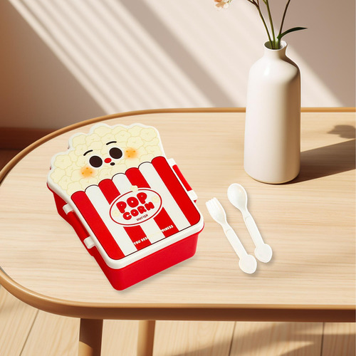 Lunch Box Case De Almacenamiento De Alimentos Palomitas
