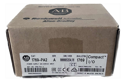 Allen Bradley 1769-pa2 Compactlogix 