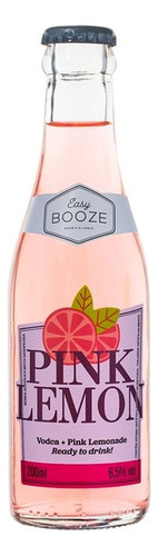 Pink Lemonade e Vodka Easy Booze Garrafa 200ml