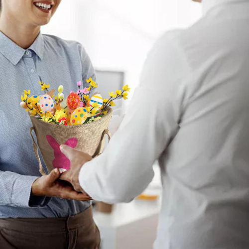 Cesta De Pascua Bolsa De Cestas De De Pascua Bolsa De Rosa