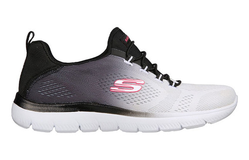 Tenis Mujer Skechers Summits - Negro-blanco 