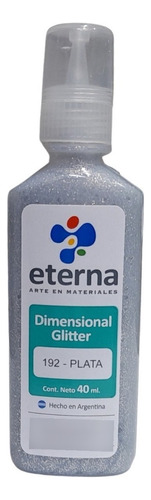 Dimensional Glitter Eterna 40ml En La Plata Color del óleo 192 Plata