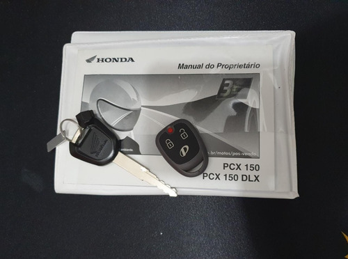 Imagem 6 de 7 de Honda Pcx Prata Fosca - 2017 - Baixo Km