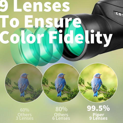 Monocular Hd 15x55 Con Prisma Bak4 Y Adaptador Para Smartpho