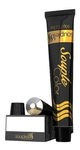 Souple Color Coloración Tinte Para Cabello Souple Liss 60g Ton 7.7 Rubio Marrón