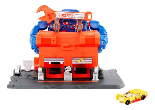 Set De Juego Hot Wheels Creature Attack Gorilla