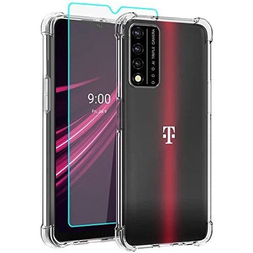 Funda De Teléfono Aozuoton Revvl V+ 5g T-mobile, T-mobile Re