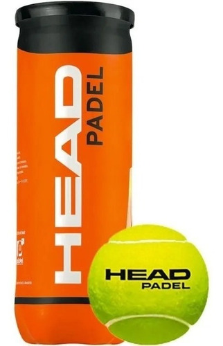 Tubo Pelotas Padel Head X 3 Original Multisuperficie Paddle