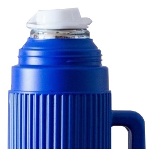 Imagen 2 de 2 de Termo Lumilagro Clásico de vidrio 1L azul