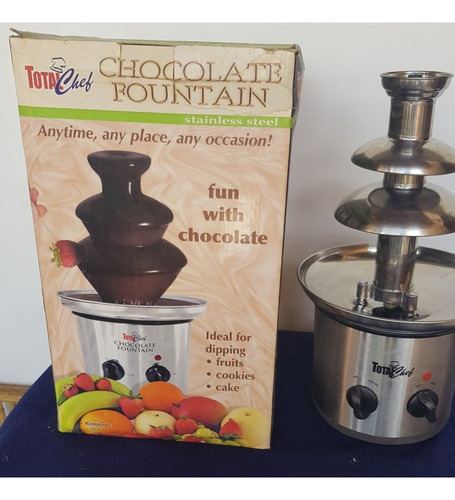 Fuente De Chocolate Total Chef 3 Niveles Acero Inoxidable