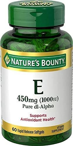 Vitamina E 1000 Ui 450 Mg Inmunologica Antioxidante 60 Cap