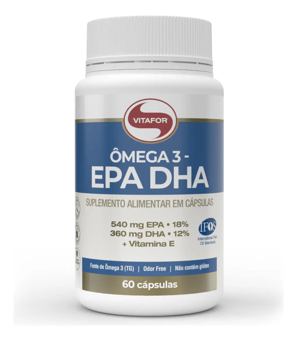 Suplemento Ômega 3 Epa Dha 60 Cápsulas Vitafor