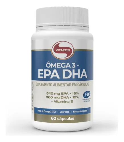 Suplemento Mega 3 Epa Dha 60 Capsulas Vitafor