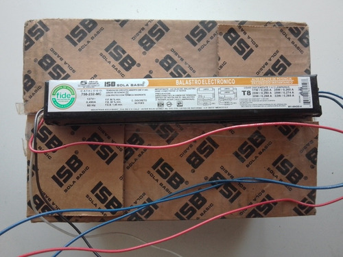 Balastro Ibs Sola Básico Para Lámparas Fluorescentes T8 (Usado)