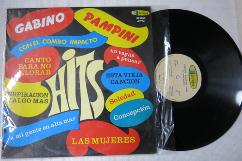 Vinyl Vinilo Lp Acetato Gabino Pampini Con El Combo Imp Hits