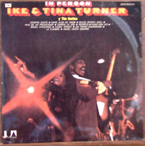 Ike & Tina Turner - In Person - Lp Año 1971 - Soul Funk