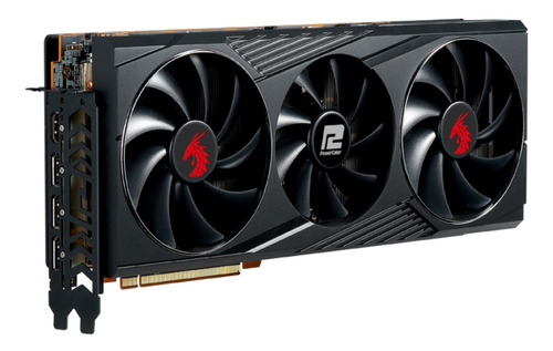 Placa de video AMD PowerColor Red Dragon Radeon 6800 Series RX 6800 XT 16GB