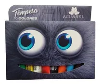 Comprar Pack X6 Estuches Tempera Acuarel X10 Pomitos De 9grs 