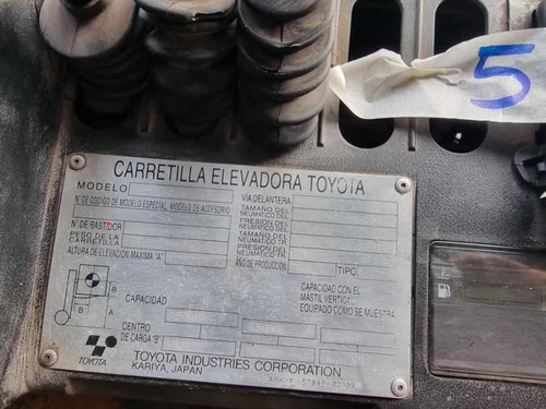 Autoelevador Toyota 32-8fg18 1800kg Torre A 6mts Envios Pais