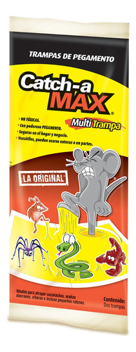 Catch-a Max Multi Trampas De Pegamento Grande En Papel