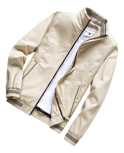 Chaqueta Bomber Para Hombre, Nueva Chaqueta Con Cuello Alto,