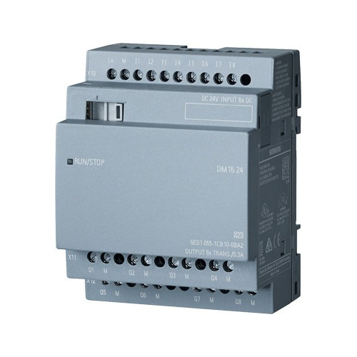 Modulo Logo V8! Dm16 24 (8ed 24 Vcc+ 8s Trans) Siemens