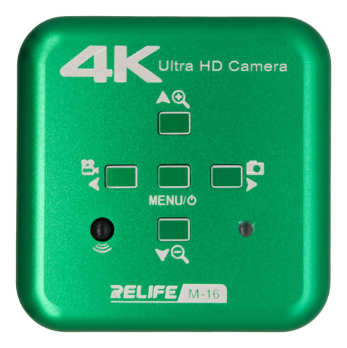 Camara M-16 4k Hdmi Relife Para Microscopio Trinocular Color Verde