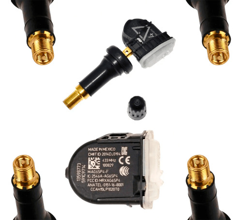 Sensor Tpms Pressao Pneu Gm Onix Cobalt S10 Cruze Prisma Nfe