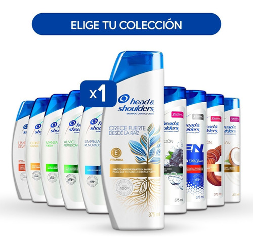 1 Shampoo Head & Shoulders - Coleccion Completa