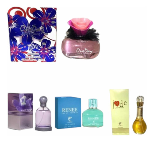 Pack De 4 Perfumes De Mujer 100ml Alternativos Generico