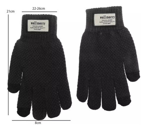 Guantes De Lana Invierno Frio