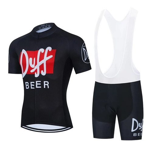 Uniforme Ciclismo Duff Jersey Short Bib Bici Ruta Mtb Pista