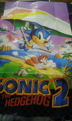 Poster Lamina Master System Sonic 2 The Hedgehog