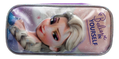 Lapicera Escolar Doble Cierre Ruz Disney Frozen 174583 Snow Color Rosa