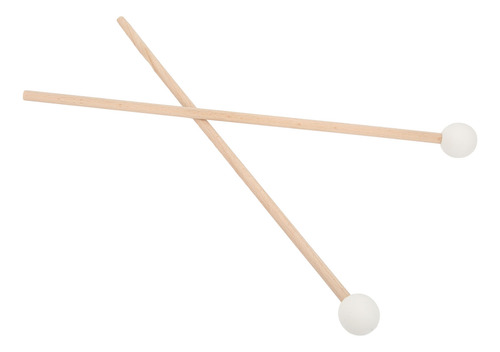2 Mazos De Madera Para Marimba Con Cabeza Esférica De Silico