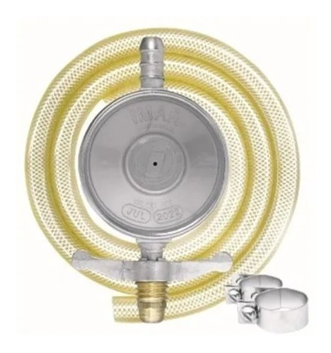 Imagem 1 de 2 de Regulador De Gas 1kg/h C/ Mangueira Imar