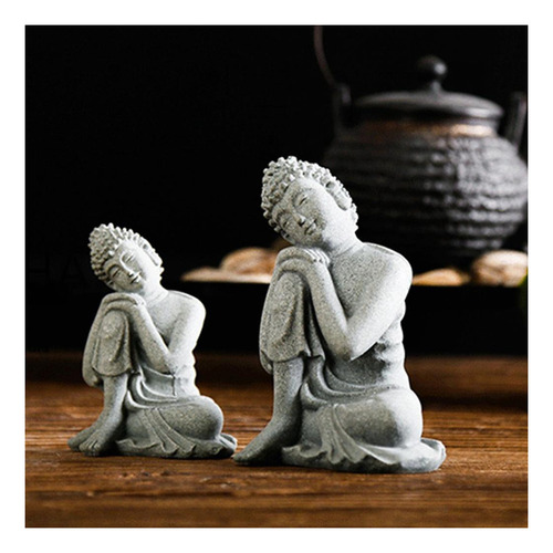 Buda Durmiente Grande Para Jardín Con Decoración Zen Feng Sh