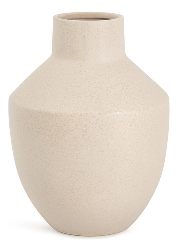 Vaso Em Ceramica Bege Mart 33cm