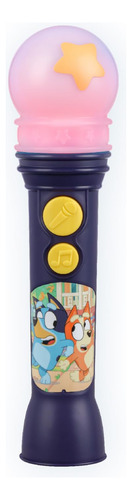 Micrófono De Juguete Ekids Bluey Para Niños Pequeños, Incluy