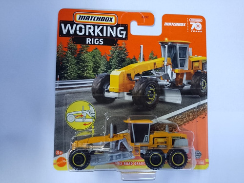 Matchbox Moving Rigs- Mbx Road Grader