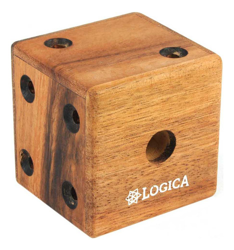 Logica Giochi Dado Labirinto 3d Puzzle Madera Dif. Extrema