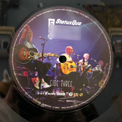 Status Quo Aquostic - Live @ The Roundhouse Lp