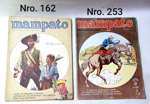 2 Revistas Mampato Nro. 162 Y 253 Años 1973-1974 Usadas.