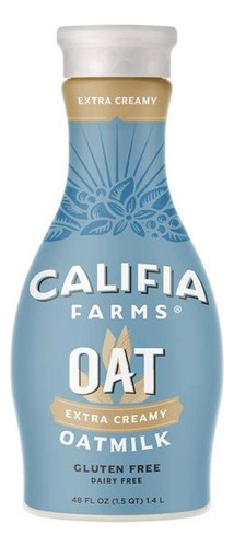 3 Pzas Bebida Califia Farms De Avena 1.4 L